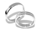 SUPERDEAL! Forlovelsesringer med diamanter 0.09 carat